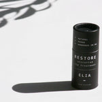 Front facing angle of the Restore Lip Balm.