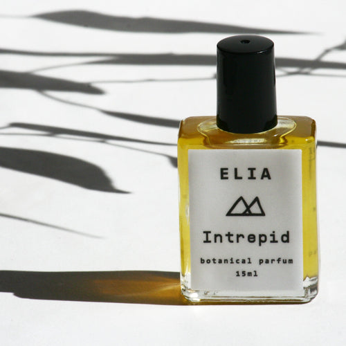 Intrepid Botanical Parfum 15ml glass roller bottle.  Natural Perfume